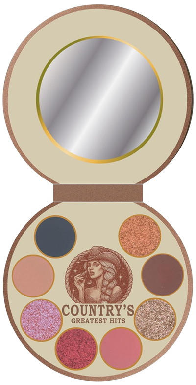 8 COLOUR SHADES - 4 GLITTER COLOURS