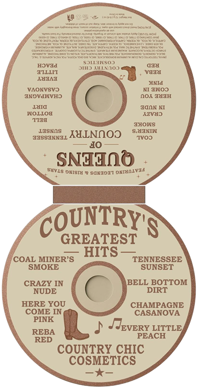 CD INSPIRED PALETTE - 8 OF THE GREATEST COUNTRY HITS